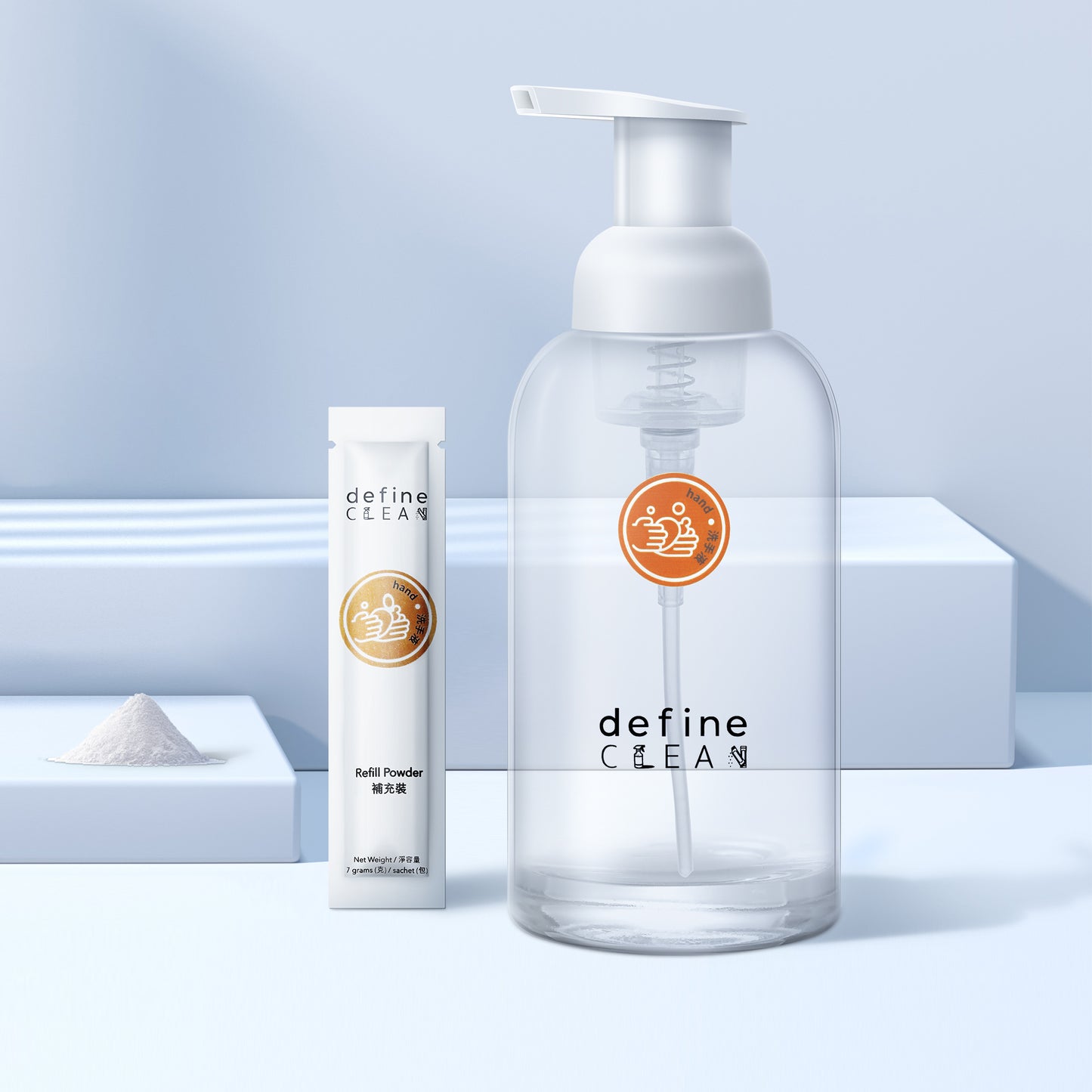 define CLEAN Foaming Hand Soap Refill Powder 7g