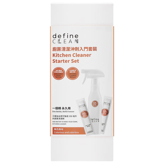 define CLEAN Kitchen Cleaner Starter Set