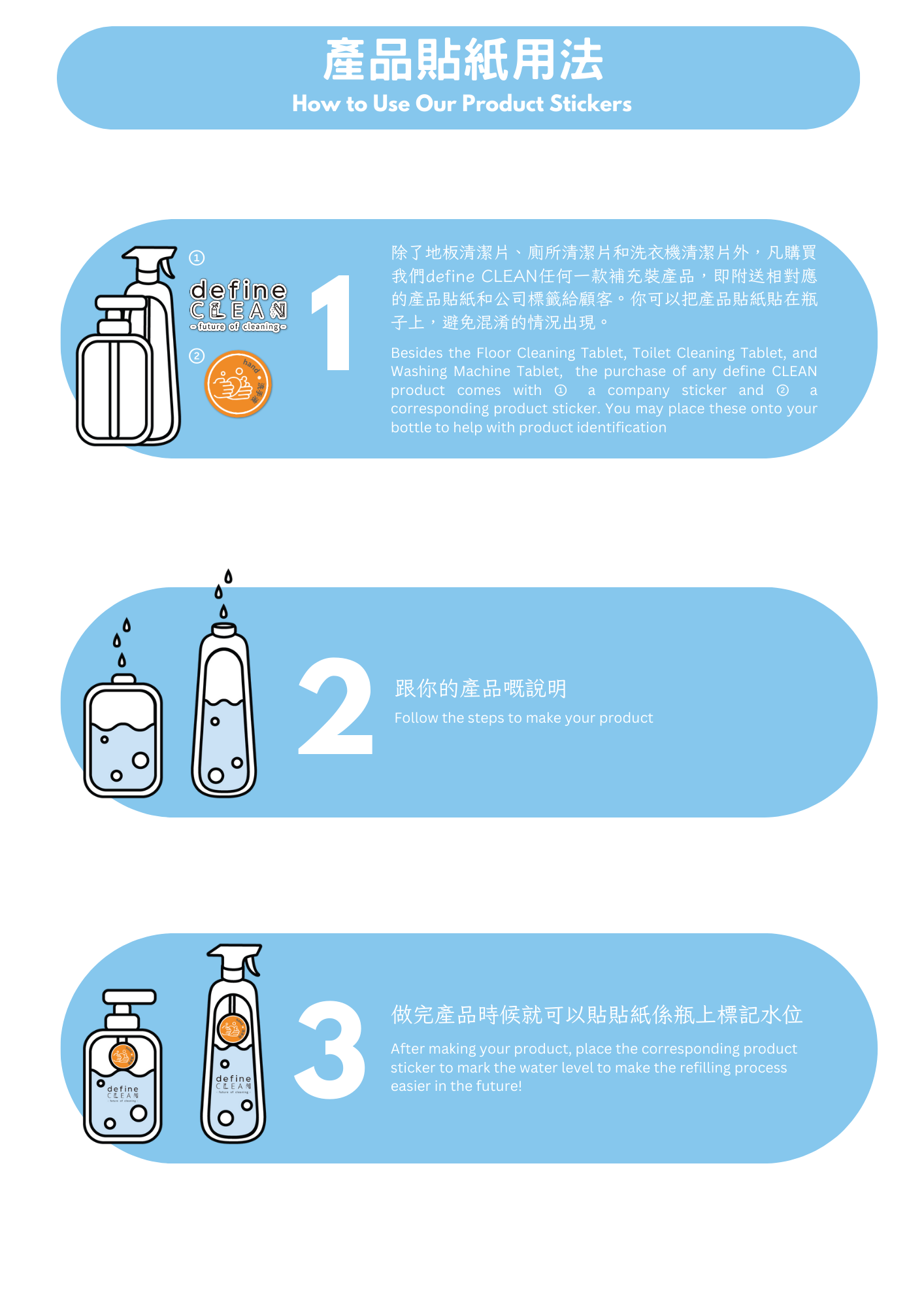 define CLEAN Foaming Hand Soap Tablet