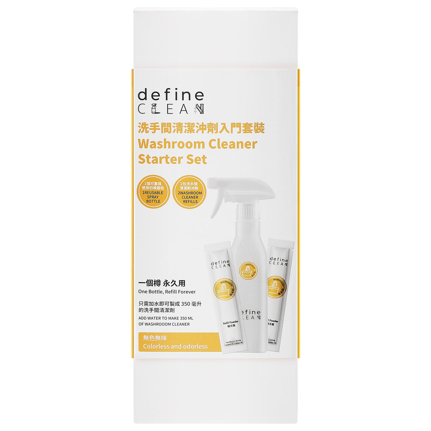 define CLEAN Washroom Cleaner Starter Set