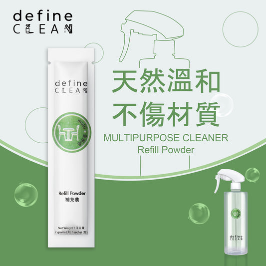 define CLEAN Multi-Purpose Cleaner Refill Powder 7g