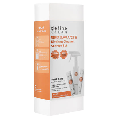 define CLEAN Kitchen Cleaner Starter Set